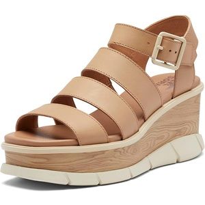 New w/o box Sorel Women's Joanie III Ankle Strap Sandals 8.5 Beige